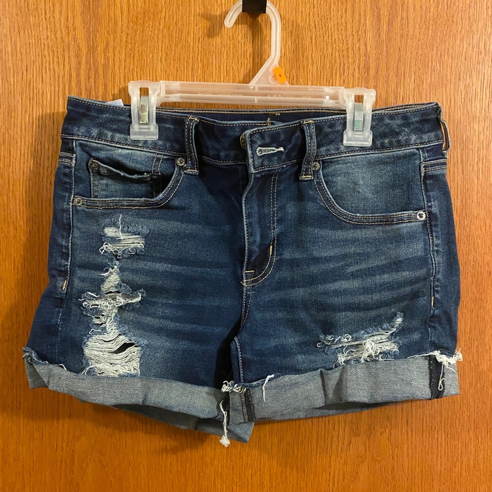 American Eagle Outfitters Dark Blue Jean Shorts
